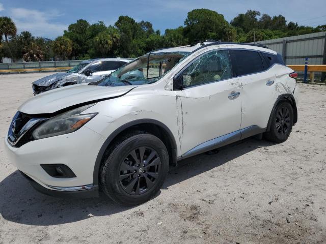 5N1AZ2MG6JN199648 - 2018 NISSAN MURANO S WHITE photo 1