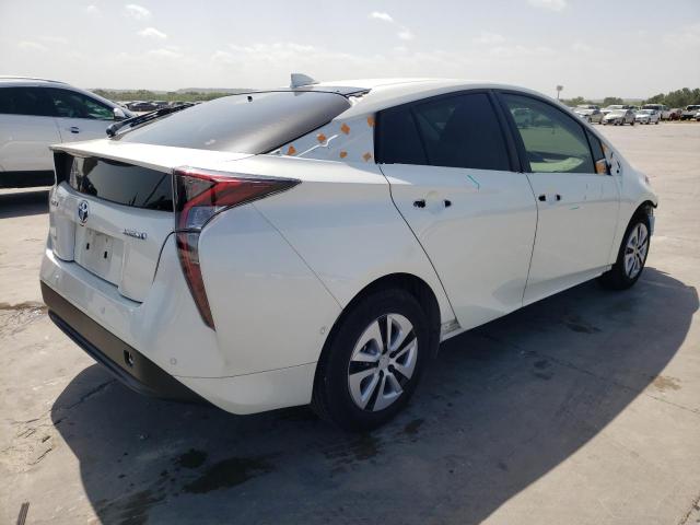 JTDKARFU1J3548240 - 2018 TOYOTA PRIUS WHITE photo 3