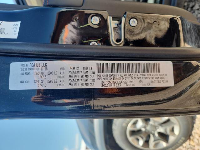 1C4PJMBX5KD347512 - 2019 JEEP CHEROKEE TRAILHAWK BLACK photo 14