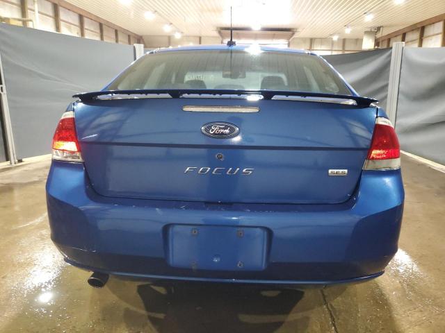 1FAHP36N39W131376 - 2009 FORD FOCUS SES BLUE photo 6