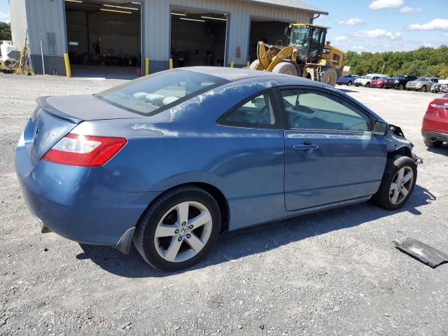 2HGFG12828H510342 - 2008 HONDA CIVIC EX BLUE photo 3