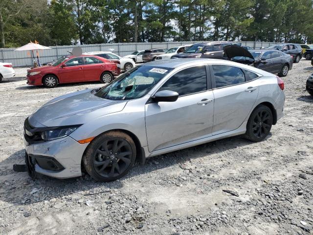 2HGFC2F80KH603928 - 2019 HONDA CIVIC SPORT SILVER photo 1