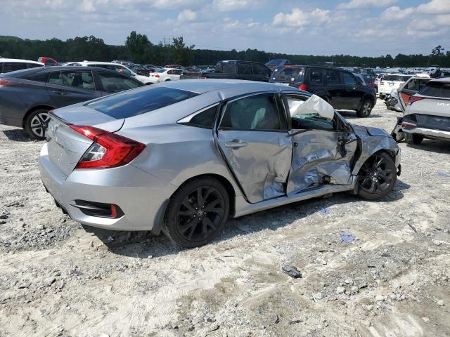 2HGFC2F80KH603928 - 2019 HONDA CIVIC SPORT SILVER photo 3