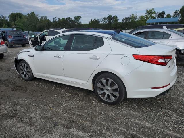 5XXGR4A60DG133568 - 2013 KIA OPTIMA SX WHITE photo 2