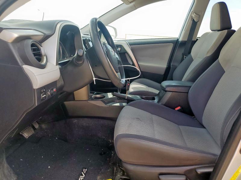 2T3WFREV3EW117110 - 2014 TOYOTA RAV4 XLE SILVER photo 7