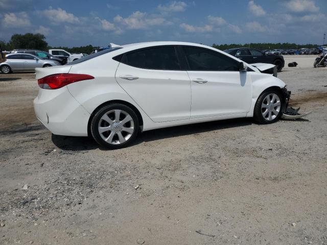 5NPDH4AE8DH201892 - 2013 HYUNDAI ELANTRA GLS WHITE photo 3