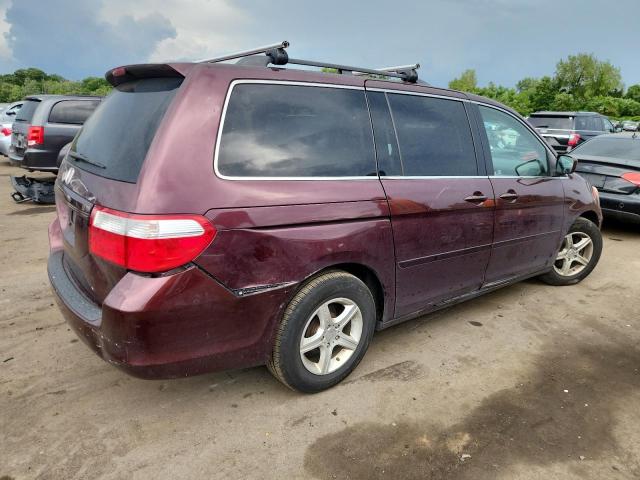5FNRL38717B425594 - 2007 HONDA ODYSSEY EXL BURGUNDY photo 3