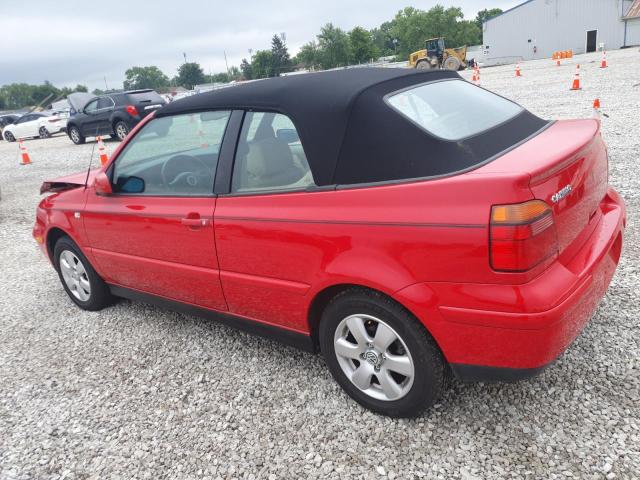 3VWDC21V61M803051 - 2001 VOLKSWAGEN CABRIO GLX 红色 照片 2