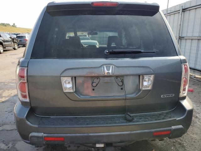 5FNYF18587B015140 - 2007 HONDA PILOT EXL GRAY photo 6