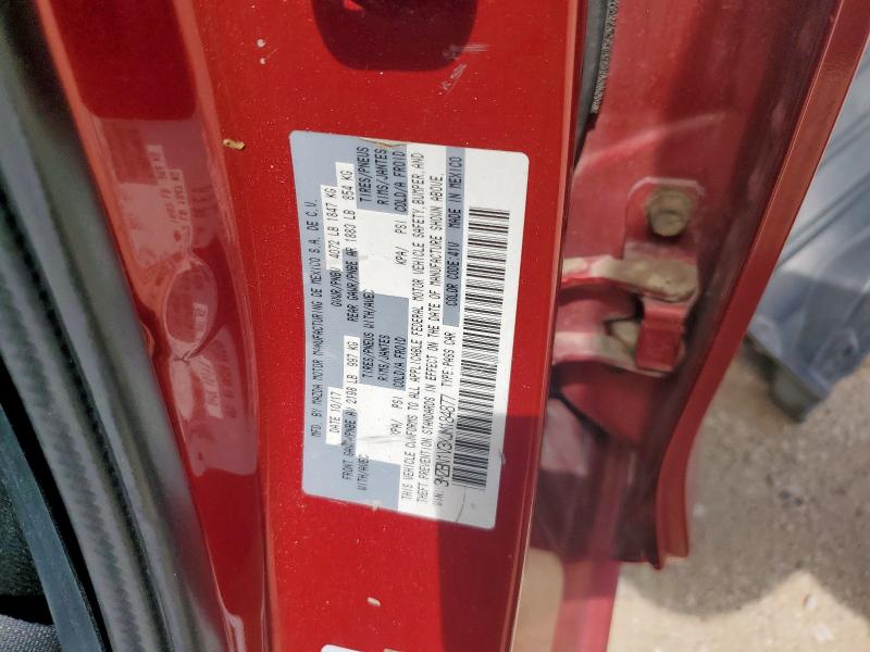 3MZBN1V3XJM184877 - 2018 MAZDA 3 TOURING Bordo foto 12