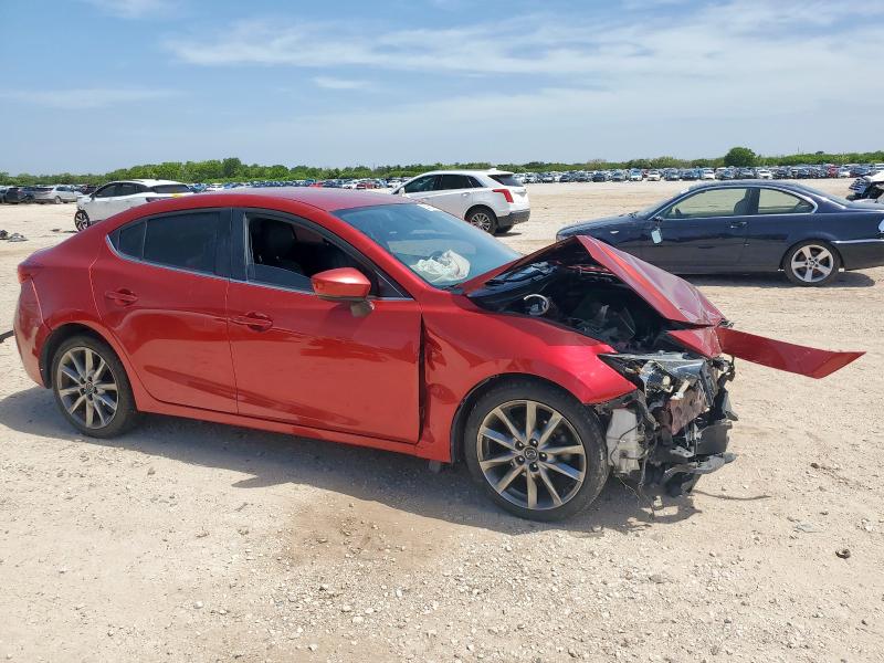 3MZBN1V3XJM184877 - 2018 MAZDA 3 TOURING Bordo foto 4