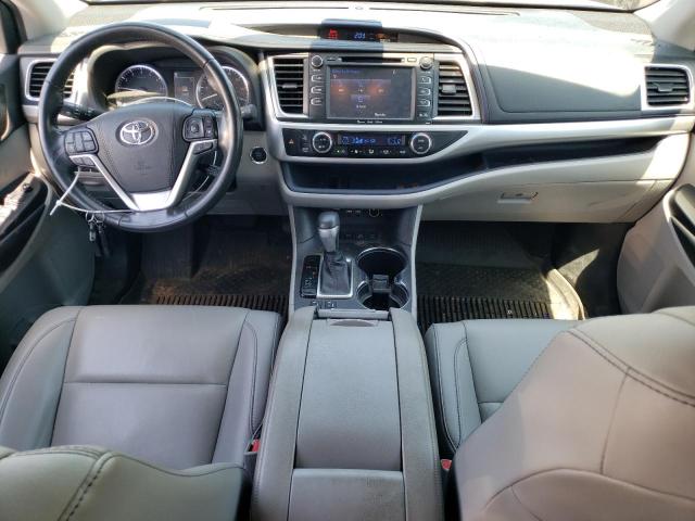 5TDJZRFH3KS585040 - 2019 TOYOTA HIGHLANDER SE Gris photo 8