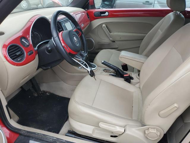 3VW5P7AT5DM803860 - 2013 VOLKSWAGEN BEETLE RED photo 7