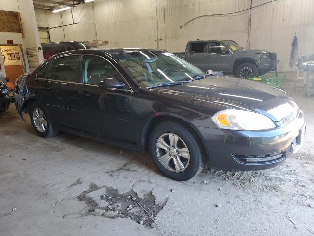 2G1WA5E35C1206679 - 2012 CHEVROLET IMPALA LS BLACK photo 4