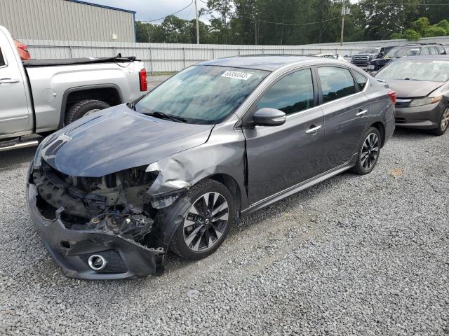 3N1AB7AP7KY306059 - 2019 NISSAN SENTRA S CHARCOAL photo 1