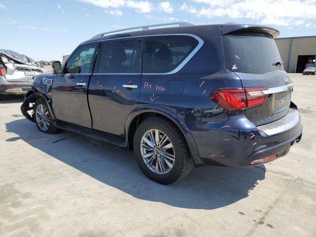 JN8AZ2NF5K9687319 - 2019 INFINITI QX80 LUXE BLUE photo 2