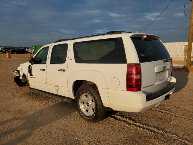 3GNFC16038G253875 - 2008 CHEVROLET SUBURBAN C1500  LS WHITE photo 2