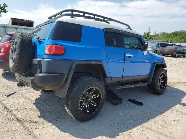 JTEBU11F870048373 - 2007 TOYOTA FJ CRUISER BLUE photo 3