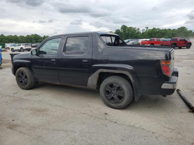 2HJYK16547H501867 - 2007 HONDA RIDGELINE RTL შავი ფოტო 2