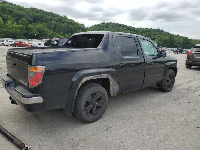 2HJYK16547H501867 - 2007 HONDA RIDGELINE RTL შავი ფოტო 3