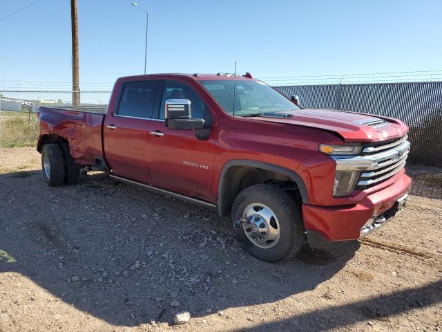 1GC4YVEY7NF261295 - 2022 CHEVROLET SILVERADO K3500 HIGH COUNTRY BURGUNDY photo 4