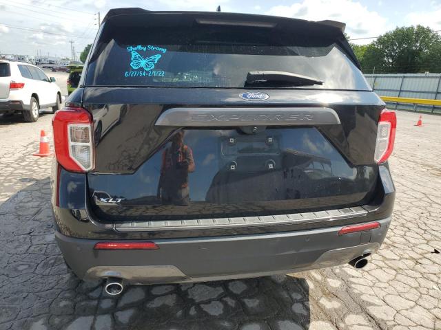 1FMSK7DH7NGA16928 - 2022 FORD EXPLORER XLT Սև լուսանկար 6