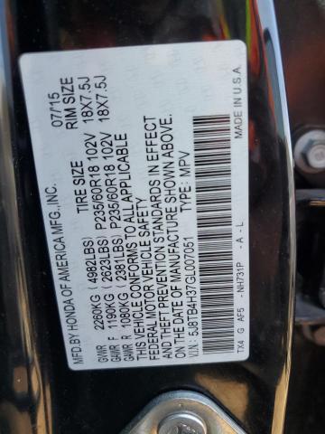 5J8TB4H37GL007051 - 2016 ACURA RDX BLACK photo 13