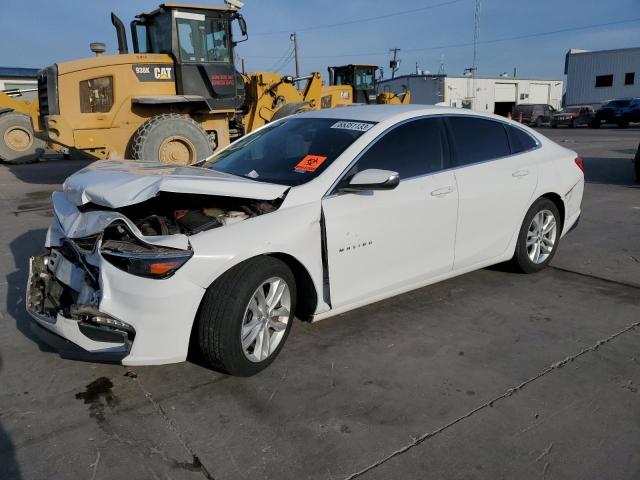 1G1ZE5ST6HF208642 - 2017 CHEVROLET MALIBU LT WHITE photo 1