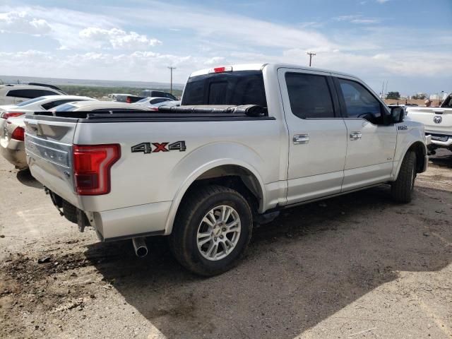 1FTEW1EG4FFA71739 - 2015 FORD F150 SUPERCREW SILVER photo 3