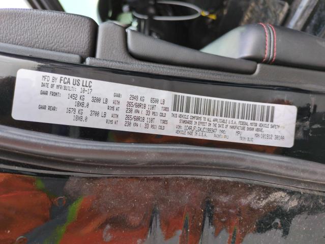 1C4RJFLGXJC199347 - 2018 JEEP GRAND CHER TRAILHAWK შავი ფოტო 13