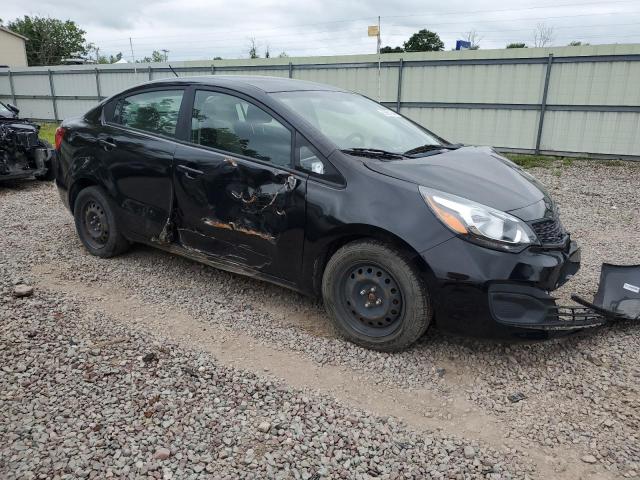 KNADM4A35C6044001 - 2012 KIA RIO LX BLACK photo 4