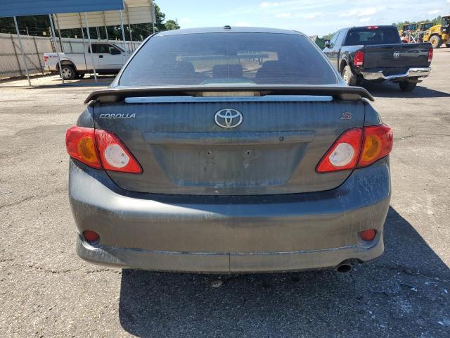 1NXBU4EE7AZ385703 - 2010 TOYOTA COROLLA BASE GRAY photo 6