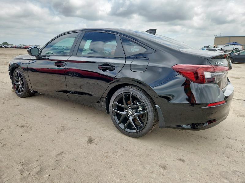 2HGFE2F50SH502453 - 2025 HONDA CIVIC SPORT BLACK photo 2