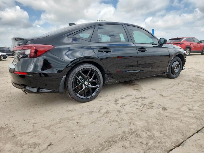 2HGFE2F50SH502453 - 2025 HONDA CIVIC SPORT BLACK photo 3