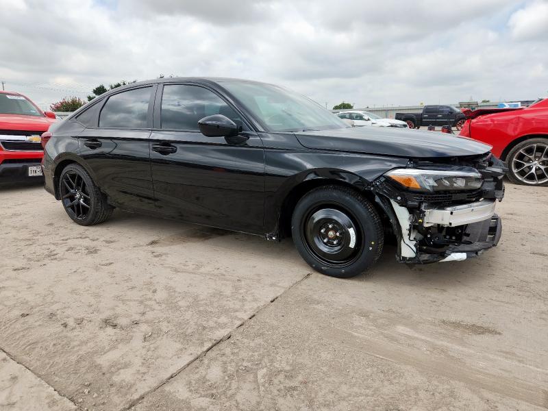 2HGFE2F50SH502453 - 2025 HONDA CIVIC SPORT BLACK photo 4