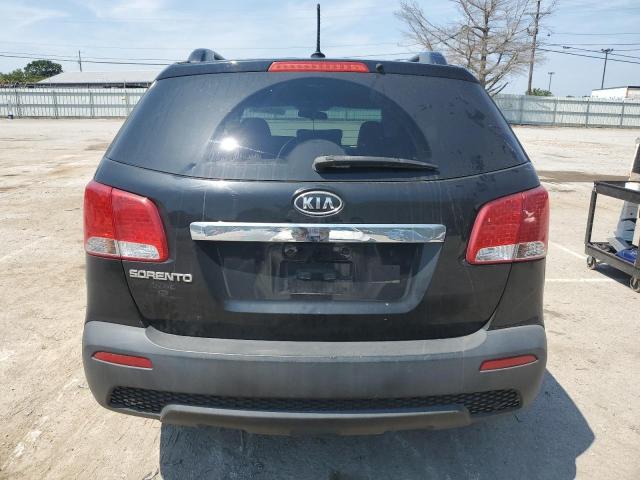 5XYKTDA26DG315330 - 2013 KIA SORENTO LX BLACK photo 6