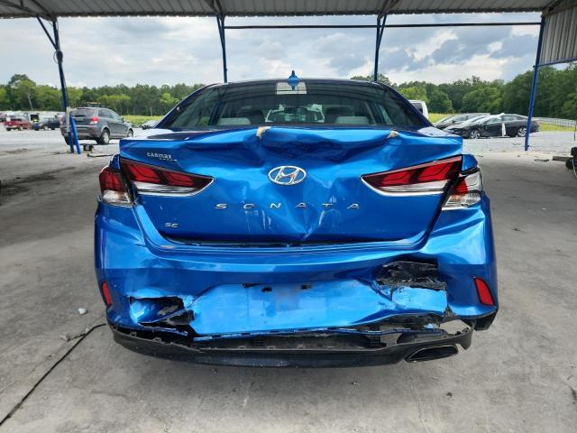 5NPE24AF2KH755070 - 2019 HYUNDAI SONATA SE Көк фото 6