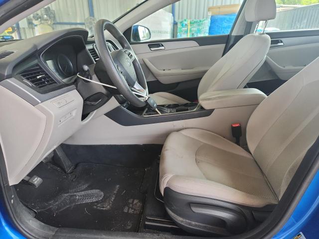 5NPE24AF2KH755070 - 2019 HYUNDAI SONATA SE Көк фото 7