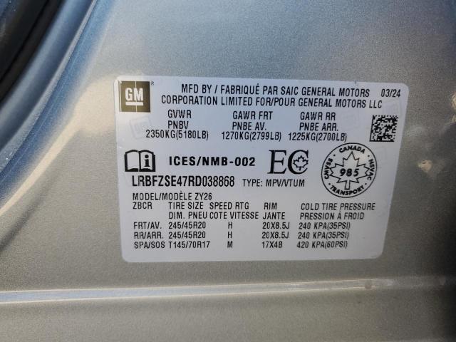 LRBFZSE47RD038868 - 2024 BUICK ENVISION AVENIR SILVER photo 14
