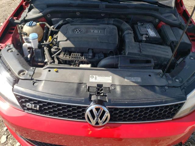 3VW4S7AJ1EM207378 - 2014 VOLKSWAGEN JETTA GLI 红色 照片 11