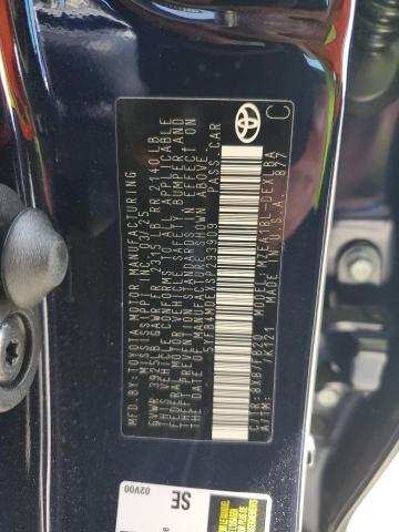 5YFB4MDEXSP293909 - 2025 TOYOTA COROLLA LE BLUE photo 12