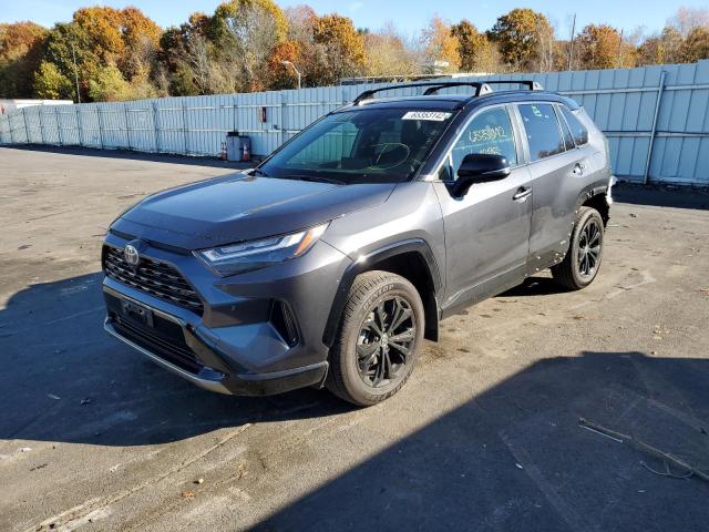 JTME6RFV9NJ020874 - 2022 TOYOTA RAV4 XSE GRAY photo 2