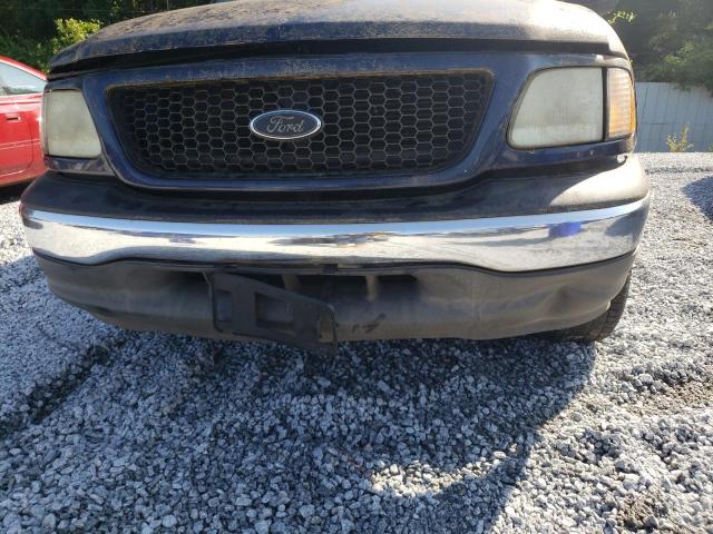 1FTRX17272NA91273 - 2002 FORD F150 BLUE photo 9