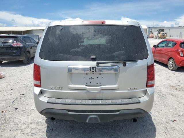 5FNYF3H56CB019872 - 2012 HONDA PILOT EXL SILVER photo 6