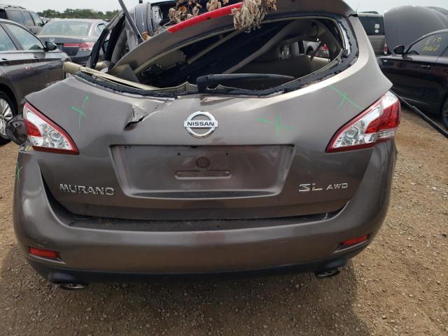 JN8AZ1MW2EW525407 - 2014 NISSAN MURANO S GRAY photo 6