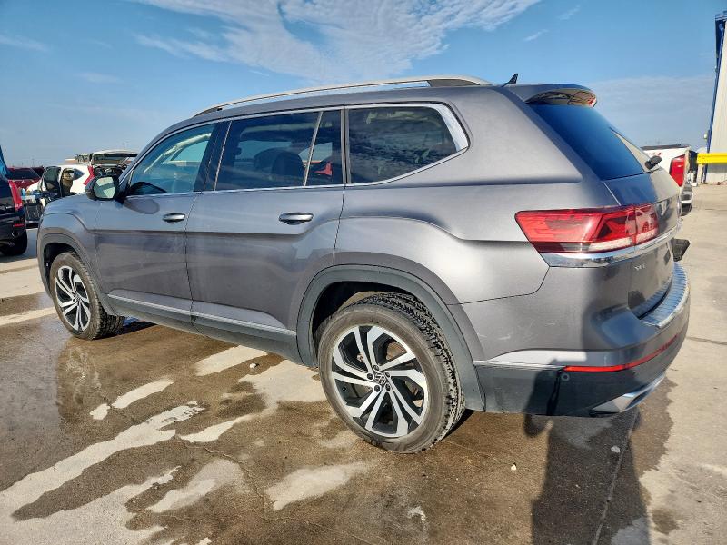 1V2TP2CAXMC563133 - 2021 VOLKSWAGEN ATLAS SEL PREMIUM Сұр фото 2