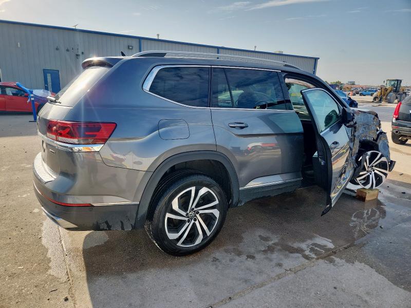 1V2TP2CAXMC563133 - 2021 VOLKSWAGEN ATLAS SEL PREMIUM Сұр фото 3