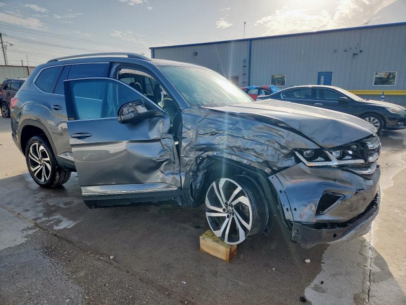 1V2TP2CAXMC563133 - 2021 VOLKSWAGEN ATLAS SEL PREMIUM Сұр фото 4