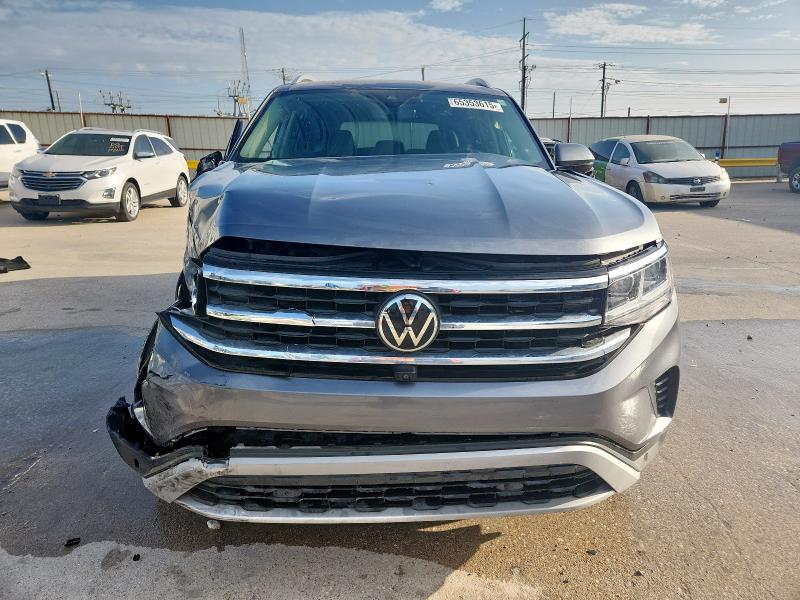 1V2TP2CAXMC563133 - 2021 VOLKSWAGEN ATLAS SEL PREMIUM Сұр фото 5