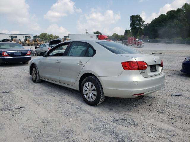 3VW2K7AJ8CM311516 - 2012 VOLKSWAGEN JETTA BASE 银色 照片 2